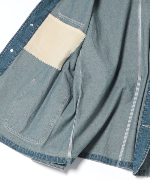 BIG MAC（ビッグマック）の「【BIG MAC】DENIM COVERALL（デニムジャケット・メンズ・ネイビー・M/L）」の3枚目の写真