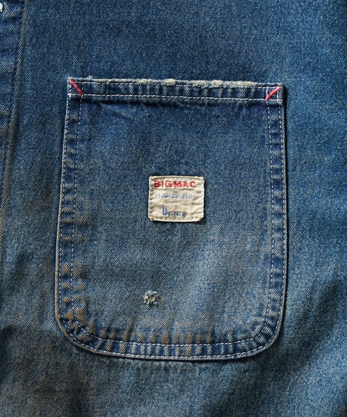 BIG MAC(ビッグマック)の「【BIG MAC】DENIM COVERALL(カバーオール・メンズ・ネイビー・M/L)」の16枚目の写真