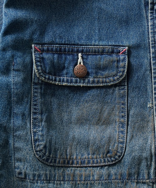 BIG MAC(ビッグマック)の「【BIG MAC】DENIM COVERALL(カバーオール・メンズ・ネイビー・M/L)」の15枚目の写真