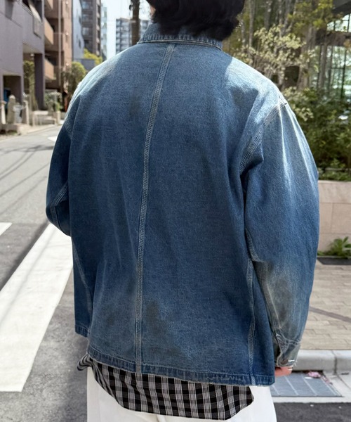 BIG MAC(ビッグマック)の「【BIG MAC】DENIM COVERALL(カバーオール・メンズ・ネイビー・M/L)」の8枚目の写真