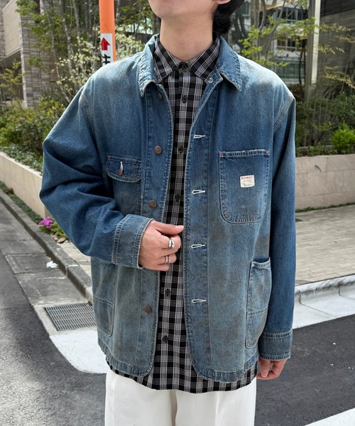 BIG MAC(ビッグマック)の「【BIG MAC】DENIM COVERALL(カバーオール・メンズ・ネイビー・M/L)」の6枚目の写真