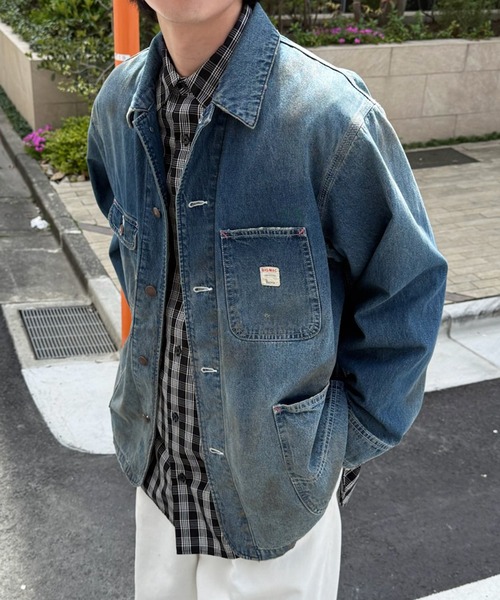 BIG MAC(ビッグマック)の「【BIG MAC】DENIM COVERALL(カバーオール・メンズ・ネイビー・M/L)」の5枚目の写真