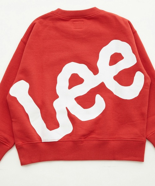 Lee(リー)の「Lee/リー【110-150cm】キッズ バックビッグロゴスウェット(スウェット・キッズ・レッド/グリーン/アイボリー/チャコールグレー・110/120/130/140/150)」の4枚目の写真
