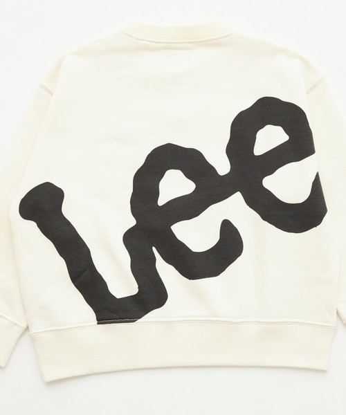 Lee(リー)の「Lee/リー【110-150cm】キッズ バックビッグロゴスウェット(スウェット・キッズ・レッド/グリーン/アイボリー/チャコールグレー・110/120/130/140/150)」の2枚目の写真
