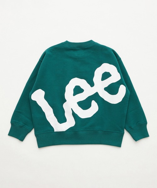 Lee(リー)の「Lee/リー【110-150cm】キッズ バックビッグロゴスウェット(スウェット・キッズ・レッド/グリーン/アイボリー/チャコールグレー・110/120/130/140/150)」の10枚目の写真