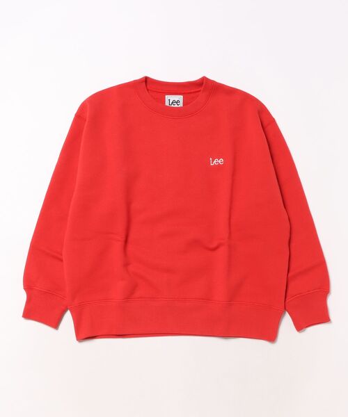 Lee(リー)の「Lee/リー【110-150cm】キッズ バックビッグロゴスウェット(スウェット・キッズ・レッド/グリーン/アイボリー/チャコールグレー・110/120/130/140/150)」の18枚目の写真