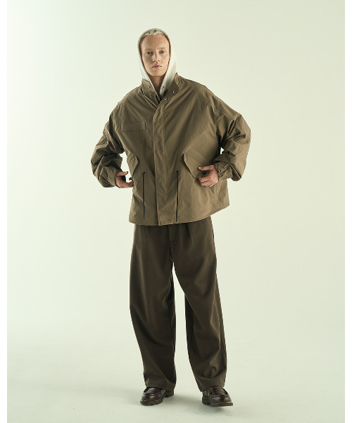 VICTIM（ヴィクティム）の「VICTIM ヴィクティム / SHORT ZIP PARKA ショートジップパーカー / VTM-25-CS-101（パーカー・メンズ・ブラック/グレー/ライトグレー・1/2/3）」の12枚目の写真