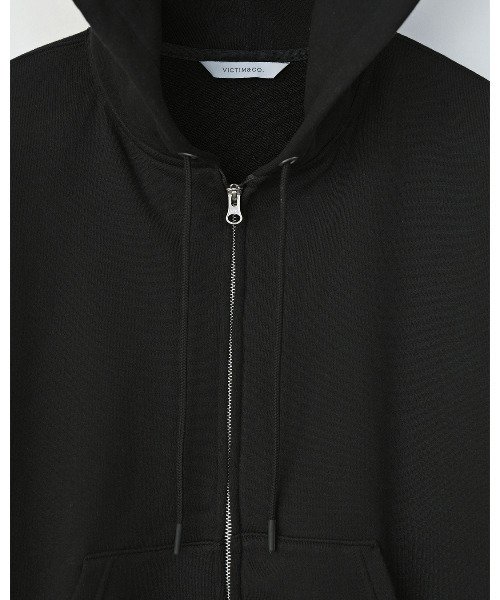 VICTIM（ヴィクティム）の「VICTIM ヴィクティム / SHORT ZIP PARKA ショートジップパーカー / VTM-25-CS-101（パーカー・メンズ・ブラック/グレー/ライトグレー・1/2/3）」の9枚目の写真