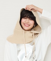 JETSET SOLO PLUS （ジェットセットソロプラス）の「【JETSET SOLO PLUS】ニットフードバラクラバ（ハット）」