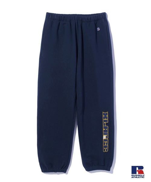 Russell Athletic（ラッセルアスレティック）の「XLARGE×RUSSELL ATHLETIC SWEAT PANTS（スウェットパンツ・メンズ・ブラック/グレー/ネイビー/バーガンディー・XL/L/M/S）」の4枚目の写真