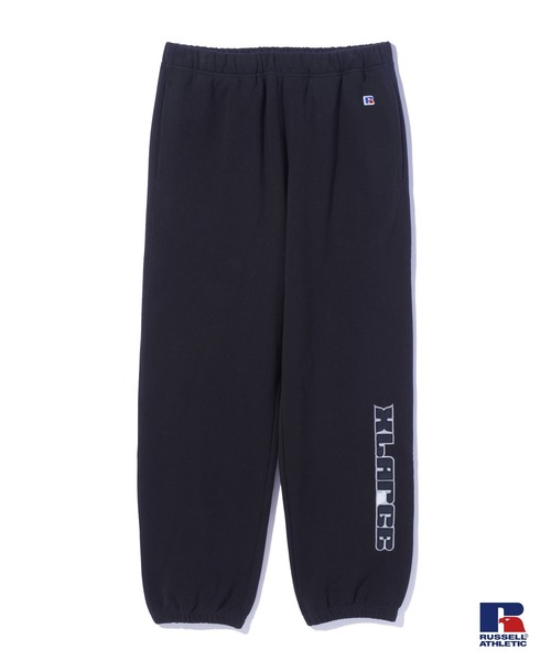Russell Athletic（ラッセルアスレティック）の「XLARGE×RUSSELL ATHLETIC SWEAT PANTS（スウェットパンツ・メンズ・ブラック/グレー/ネイビー/バーガンディー・XL/L/M/S）」の2枚目の写真