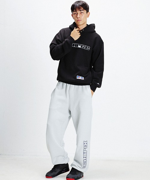 Russell Athletic（ラッセルアスレティック）の「XLARGE×RUSSELL ATHLETIC SWEAT PANTS（スウェットパンツ・メンズ・ブラック/グレー/ネイビー/バーガンディー・XL/L/M/S）」の11枚目の写真