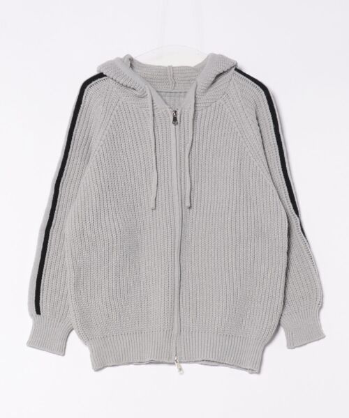 STYLEBLOCK（スタイルブロック）の「Wジップニットパーカー（パーカー・レディース・グレー/ベージュ系その他/ブラウン・FREE）」の5枚目の写真