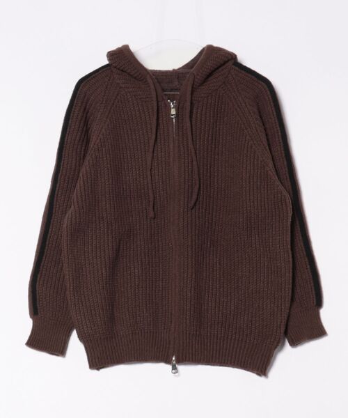 STYLEBLOCK（スタイルブロック）の「Wジップニットパーカー（パーカー・レディース・グレー/ベージュ系その他/ブラウン・FREE）」の6枚目の写真