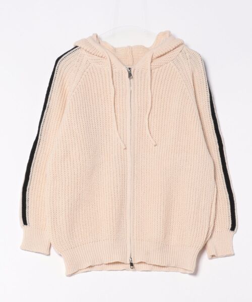 STYLEBLOCK（スタイルブロック）の「Wジップニットパーカー（パーカー・レディース・グレー/ベージュ系その他/ブラウン・FREE）」の7枚目の写真
