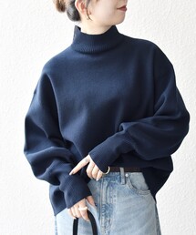 レディースのニット/セーター（ブルー・ネイビー/青色系