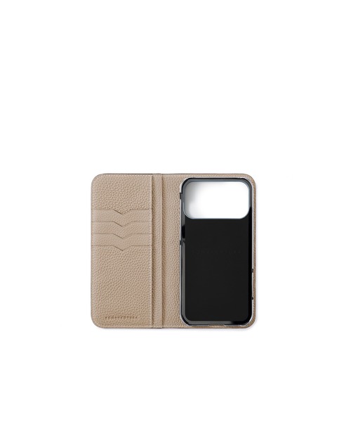 iPhone 17 Pro Max) ダイアリーケース シュリンクレザー（スマホケース