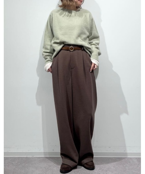 セール】◇ミルドスムースタックバギーパンツ（その他パンツ）｜human