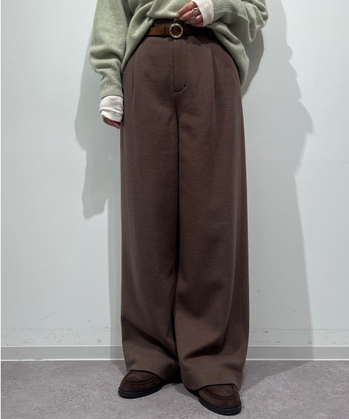 セール】◇ミルドスムースタックバギーパンツ（その他パンツ）｜human