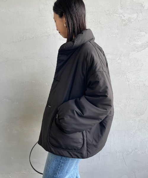 ORCIVAL/オーシバル] 中綿入り スタンドネックブルゾン（ブルゾン