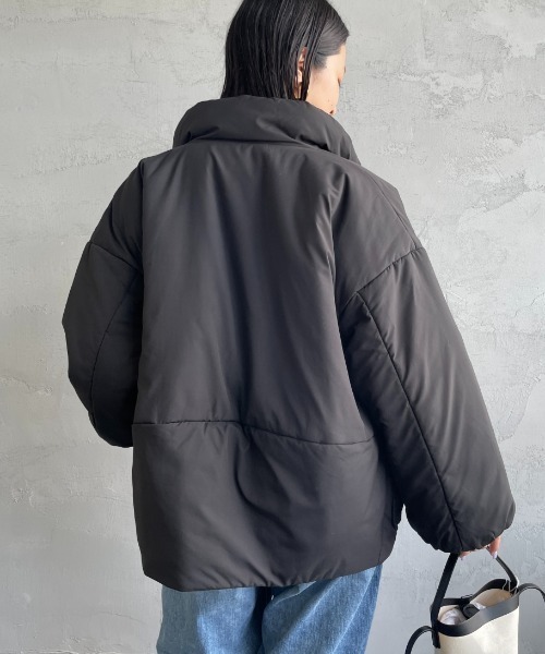 ORCIVAL/オーシバル] 中綿入り スタンドネックブルゾン（ブルゾン