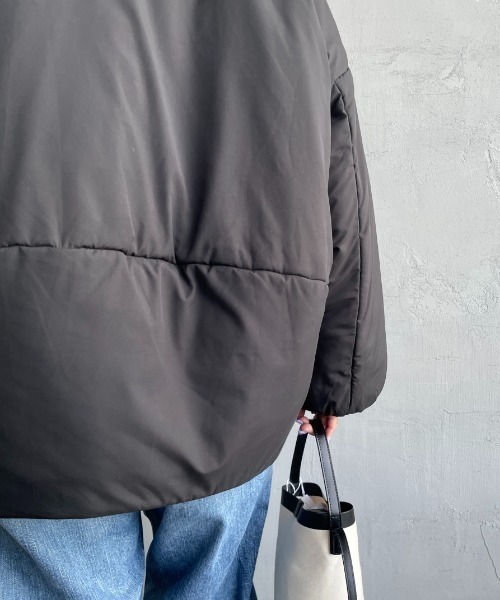 ORCIVAL（オーシバル）の「[ORCIVAL/オーシバル] 中綿入り スタンドネックブルゾン（ブルゾン・レディース・ブラック・1）」の8枚目の写真