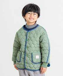 DILASH（ディラッシュ）の「中綿キルトジャケット（ノーカラージャケット）」