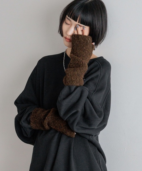 LOWRYS FARM（ローリーズファーム）の「アソートアームウォーマー　595918（アームカバー・レディース・グレー/ブラウン/レッド/レオパード・FREE）」の9枚目の写真