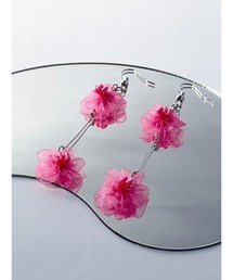 【TOMEI LAB】フラワー　二連　ピアス(MA)