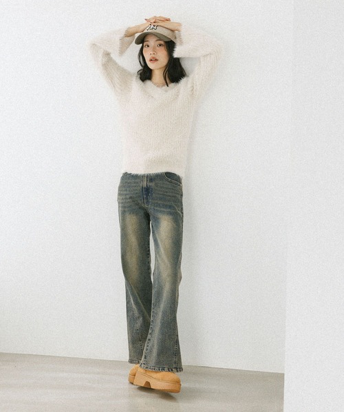 Heather（ヘザー）の「【NEW ERA/ニューエラ/Heather別注】サガラ刺繍CAP　587753（キャップ・レディース・ネイビー/ベージュ・ONE SIZE）」の21枚目の写真