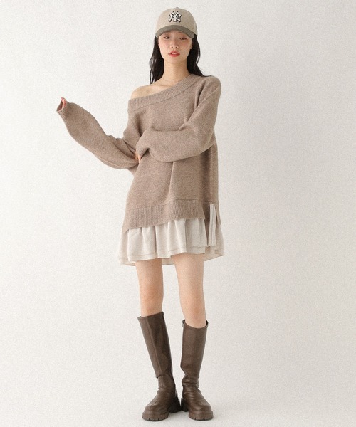 Heather（ヘザー）の「【NEW ERA/ニューエラ/Heather別注】サガラ刺繍CAP　587753（キャップ・レディース・ネイビー/ベージュ・ONE SIZE）」の13枚目の写真