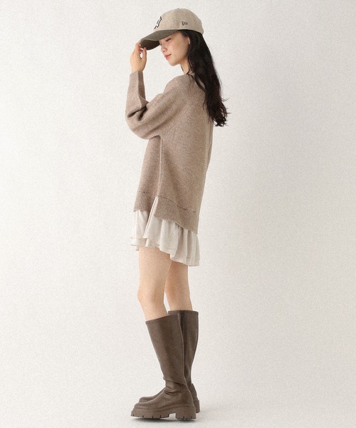 Heather（ヘザー）の「【NEW ERA/ニューエラ/Heather別注】サガラ刺繍CAP　587753（キャップ・レディース・ネイビー/ベージュ・ONE SIZE）」の14枚目の写真