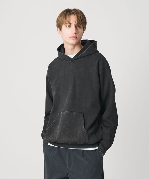 BEAUTY&YOUTH UNITED ARROWS（ビューティーアンドユースユナイテッドアローズ）の「ケミカル スウェット フーディ―（パーカー・メンズ・ブラウン系/ブラック・S/M/L/XL）」の21枚目の写真