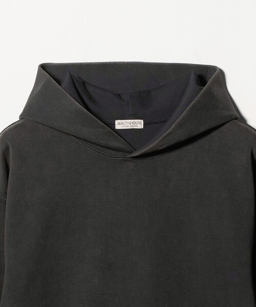 BEAUTY&YOUTH UNITED ARROWS（ビューティーアンドユースユナイテッドアローズ）の「ケミカル スウェット フーディ―（パーカー・メンズ・ブラウン系/ブラック・S/M/L/XL）」の3枚目の写真