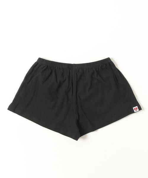 A BATHING APE（アベイシングエイプ）の「HEART BADGE POINTELLE SHORTS（その他パンツ・レディース・ブラック/ホワイト・SMALL/X-SMALL）」の7枚目の写真