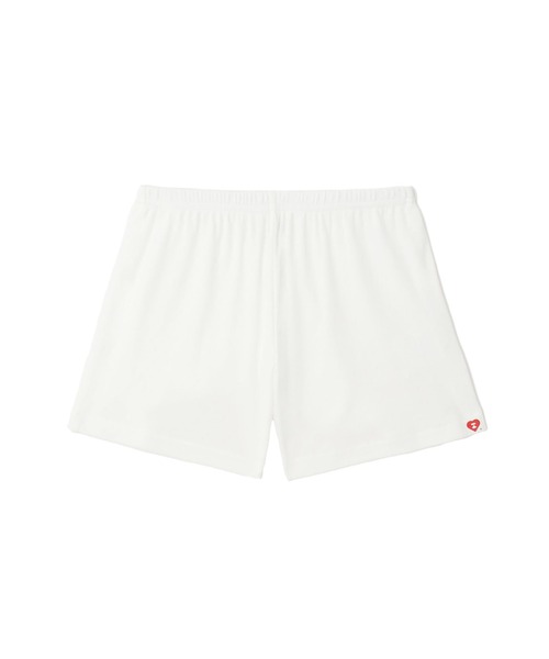 A BATHING APE（アベイシングエイプ）の「HEART BADGE POINTELLE SHORTS（その他パンツ・レディース・ブラック/ホワイト・SMALL/X-SMALL）」の3枚目の写真
