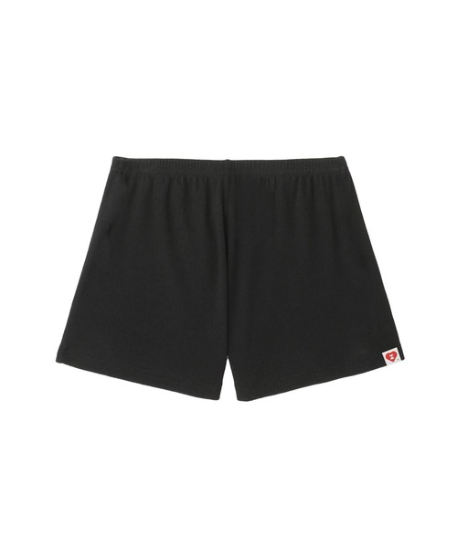 A BATHING APE（アベイシングエイプ）の「HEART BADGE POINTELLE SHORTS（その他パンツ・レディース・ブラック/ホワイト・SMALL/X-SMALL）」の4枚目の写真