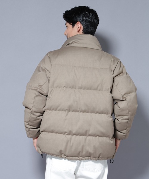 セール】DELEGANTE エアリーサキソニー/グレンチェックTAIONダウン