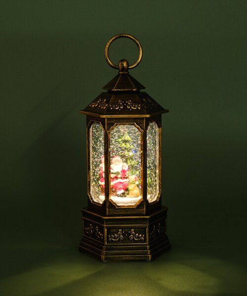 スノーイングランタンライトスタンド(音楽付き)（インテリア雑貨