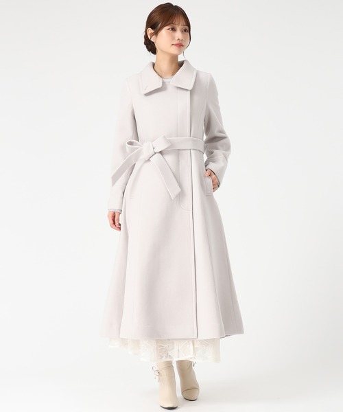 セール】2025秋冬新作 ブローチ付きスタンドカラー3wayコート セール】2025秋冬新作 ブローチ付きスタンドカラー3wayコート