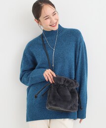 SHOO・LA・RUE | フェイクファー巾着ショルダーバッグ(ショルダーバッグ)