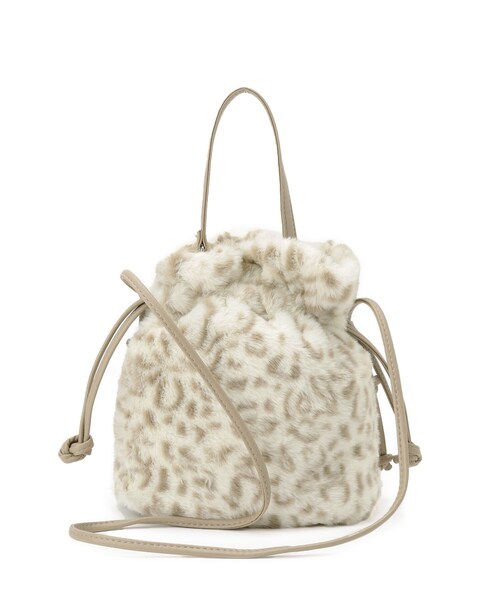 SHOO・LA・RUE（シューラルー）の「フェイクファー巾着ショルダーバッグ（ショルダーバッグ・レディース・ブラウン系その他/アイボリー系3/チャコールグレー/ダークブラウン系3・00）」の18枚目の写真