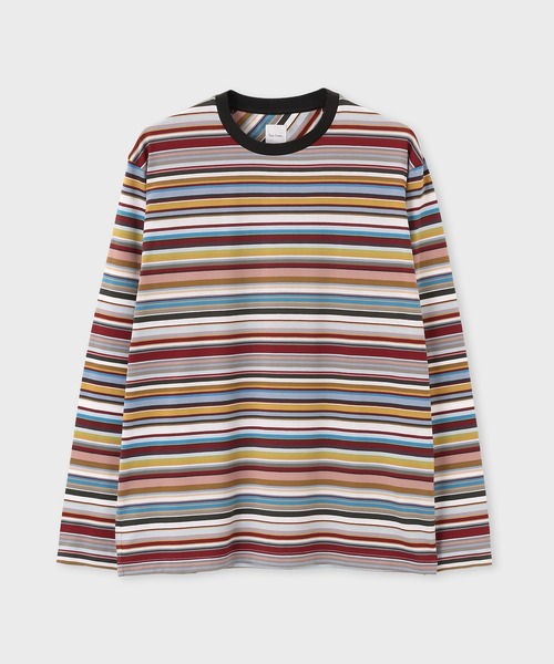 Paul Smith(ポールスミス)の「"Signature Stripe" 長袖カットソー / 253509 956T(Tシャツ/カットソー・メンズ・マルチ・MEDIUM/LARGE/X-LARGE)」の1枚目の写真