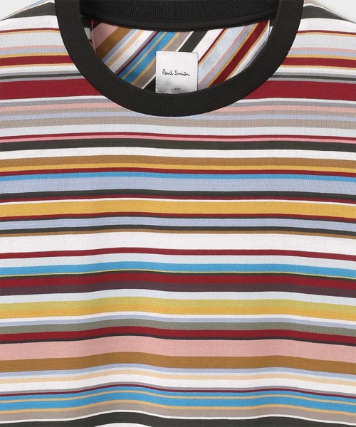 Paul Smith(ポールスミス)の「"Signature Stripe" 長袖カットソー / 253509 956T(Tシャツ/カットソー・メンズ・マルチ・MEDIUM/LARGE/X-LARGE)」の2枚目の写真