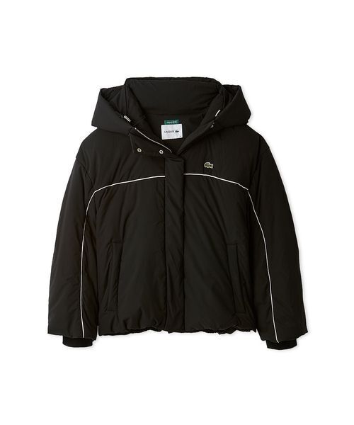 SNIDEL（スナイデル）の「LACOSTE/中綿ブルゾン（ダウンジャケット/コート・レディース・アイボリー/ブラック/ピンク・F）」の6枚目の写真