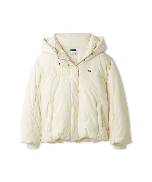 SNIDEL（スナイデル）の「LACOSTE/中綿ブルゾン（ダウンジャケット/コート・レディース・アイボリー/ブラック/ピンク・F）」の7枚目の写真