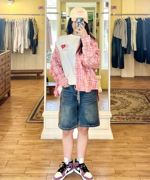 BITTER CELLS（ビターセルズ）の「スポーティハートロングスリーブ-チャコール（Tシャツ/カットソー・レディース・その他・FREE）」の10枚目の写真