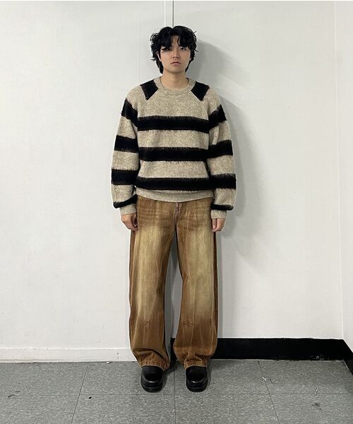Millo Archive（ミロ アーカイブ）の「リフレクトカーブドパンツ[グレー]（デニムパンツ・メンズ・その他・SMALL/MEDIUM/LARGE/X-LARGE）」の9枚目の写真