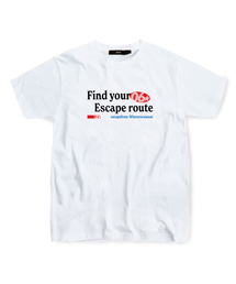 ESCAPEFROM（エスケープフロム）の「retro roots t-shirt white（Tシャツ/カットソー・メンズ）」