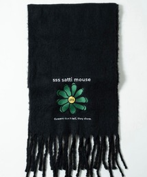 sss satti mouse flower muffler【black】 sss satti mouse flower muffler【black】 sss satti mouse